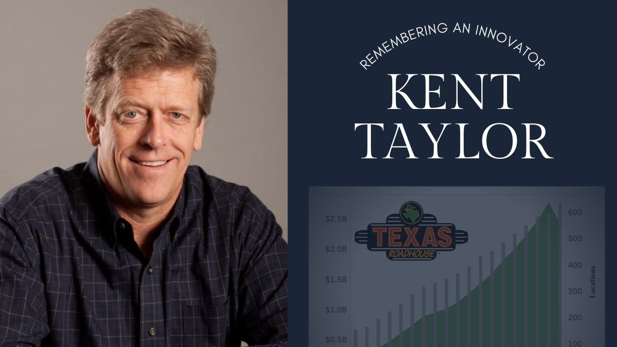 Kent Taylor, Remembering An Innovator
